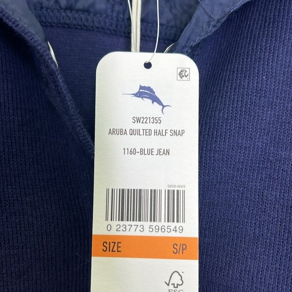 Tommy Bahama - NWT Hybrid Aruba Quilted Pullover Half Snap Blouse Size Small - Picture 11 of 14